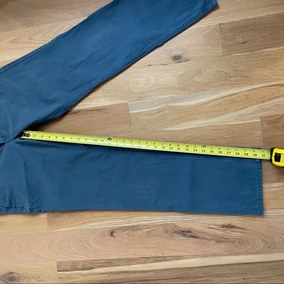 BONOBOS Straight Leg Chino 31 /32 in Blue / Light Navy Blue - Picture 10 of 10